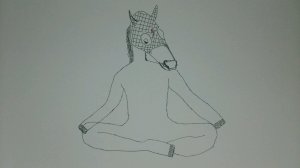 下絵(YOGAHORSE)